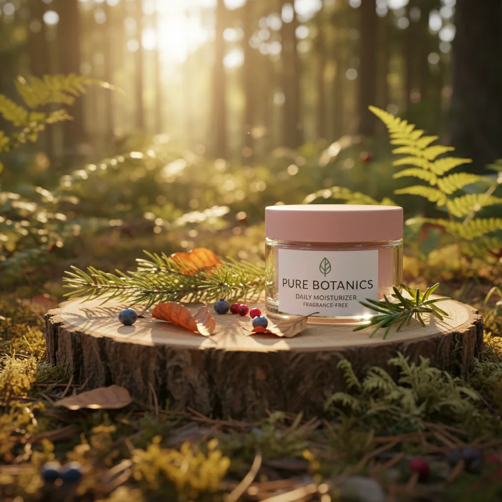 Outdoor product photography with environmental context created using AI