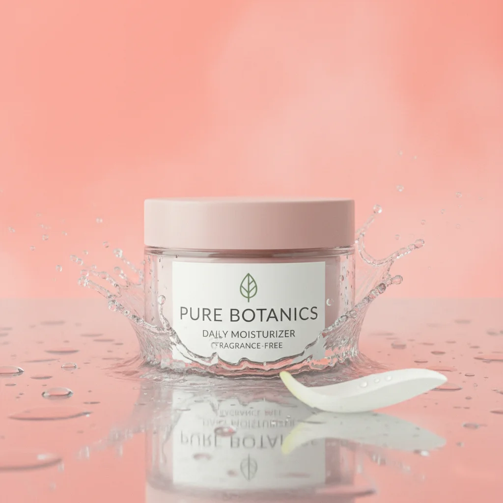 Commercial product image with seamless studio background created using Gemini